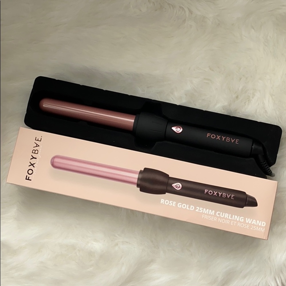 (new) FOXYBAE 25Mm black curling wand